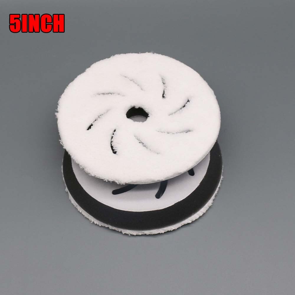Universal Car Polish Pad 5 Inch Auto Microfiber Waxing Polishing Discs Car Detailing Buffing Wheel Paint Care