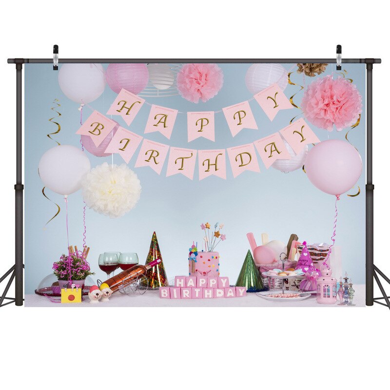 Vinyl Photography Background Cloth Birthday Wedding Party Photo Backdrops Studio Equipment: 16