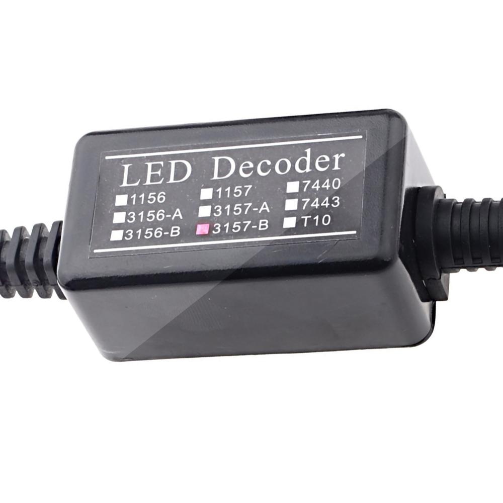 Résistance de charge ampoule, 2 pièces, décodeur pour clignotant LED 3157/ 4157