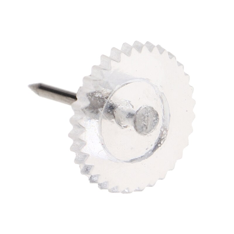 Przezroczyste 100 szt. Szpilki robić mapa multi-purpsoe bieg-lubić pinezki dekoracje pinezki przezroczyste pinezki