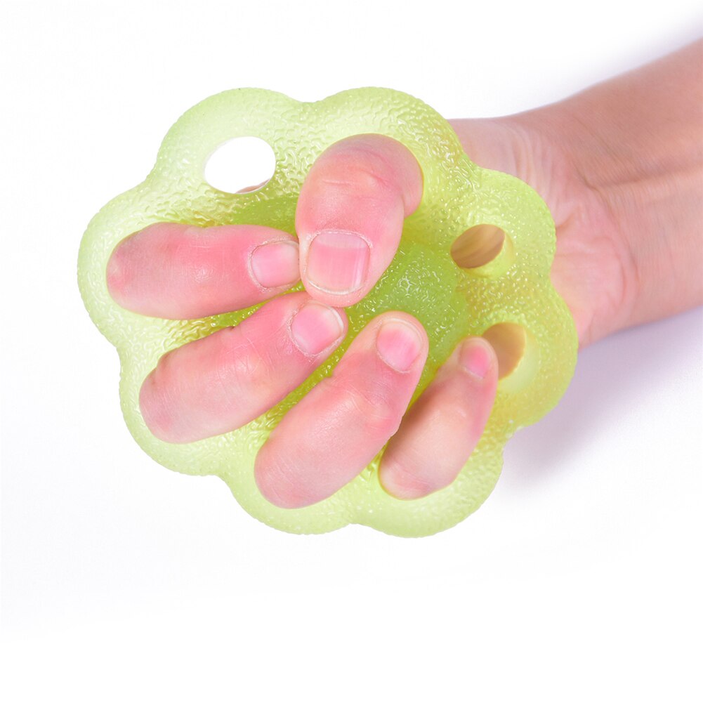 Finger Trainer Silicone Grip Ball Hand Grip Ball Finger Practice Exercise Muscle Power Rubber Rehabilitation Training Gripper