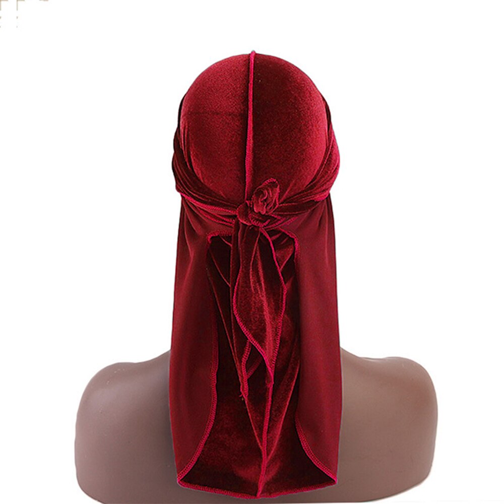 DIHOPE longue queue soyeuse écharpe musulmane Doo chiffon Pirate chapeau Durag chimio casquette crâne chapeau Turban bandeau cheveux Bandanas 12 couleurs pour choisir