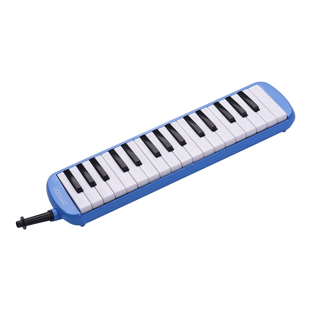 Ammoon 32 Tasti Melodica Bocca Organo pianoforte Tastiera Stile Armonica con Boccaglio Panno di Pulizia Custodia da trasporto per I Principianti per Bambini