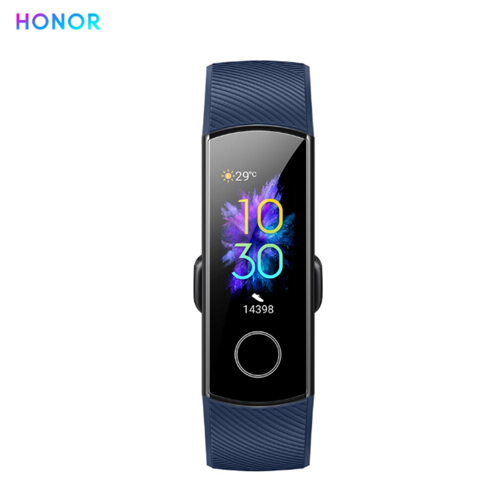 Original Huawei Honor Band 5 Fitness Smart Bracelet Heart Rate Monitoring 5ATM Waterproof Swim Bluetooth 4.2 Smart Wristwatch