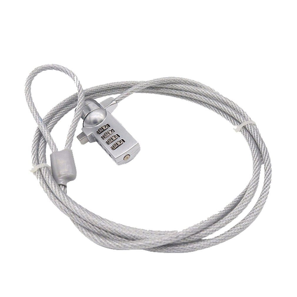 4 Digit Security Password Computer Lock Anti-theft Chain For Notebook PC Laptop Anti-theft Lock Combination Security Lock