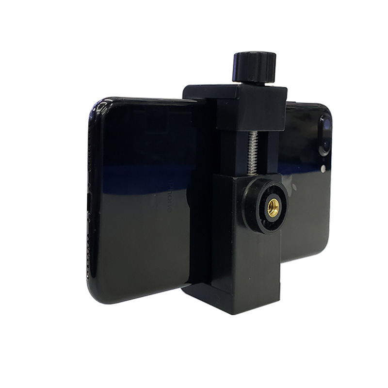 360-stopniowy uniwersalny klips do telefonu komórkowego kompatybilny z uchwytem na statyw iphone ze śrubą 1/4 Uchwyt na telefon komórkowy Adapter do statywu biurkowego
