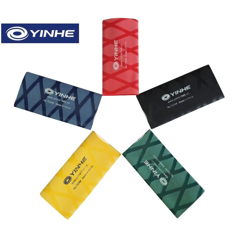 YINHE-Cinta de mango para raqueta de tenis de mesa, juego de ping pong Termocontraíble, empuñaduras de murciélago, banda para el sudor, n. ° 7029, 2 unidades