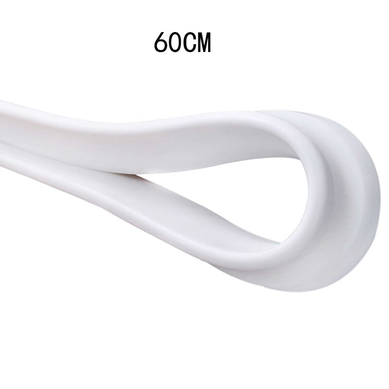 Bathroom And Kitchen Water Stopper Flood Barrier Rubber Dam Silicon Water Blocker Dry and Wet Separation Water Retaining Strip: 60CM