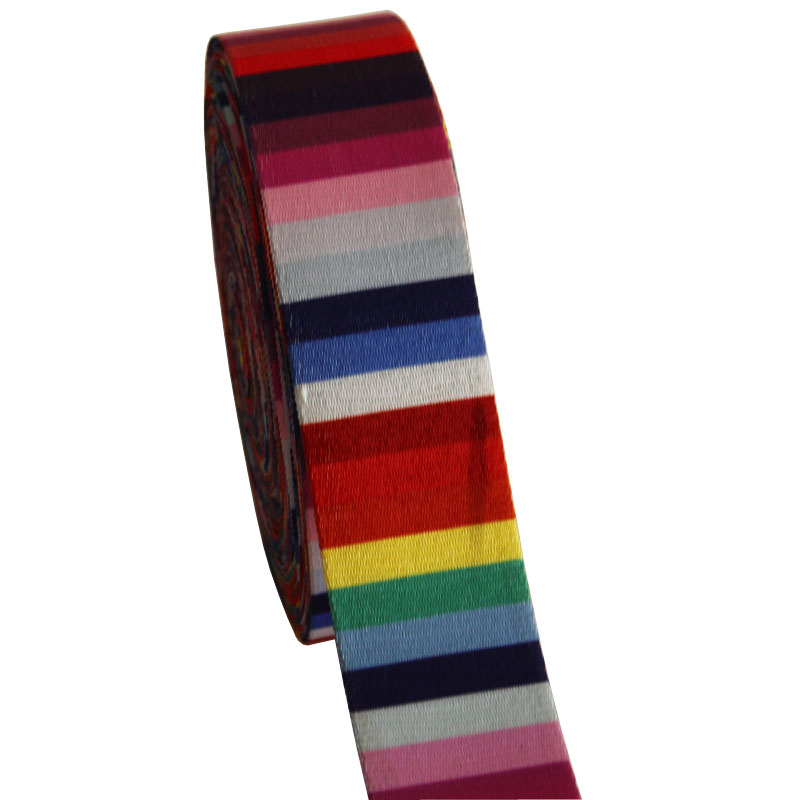 Regenboog Gedrukt Spanband Voor Tas Riem 2 Inch 50 Mm