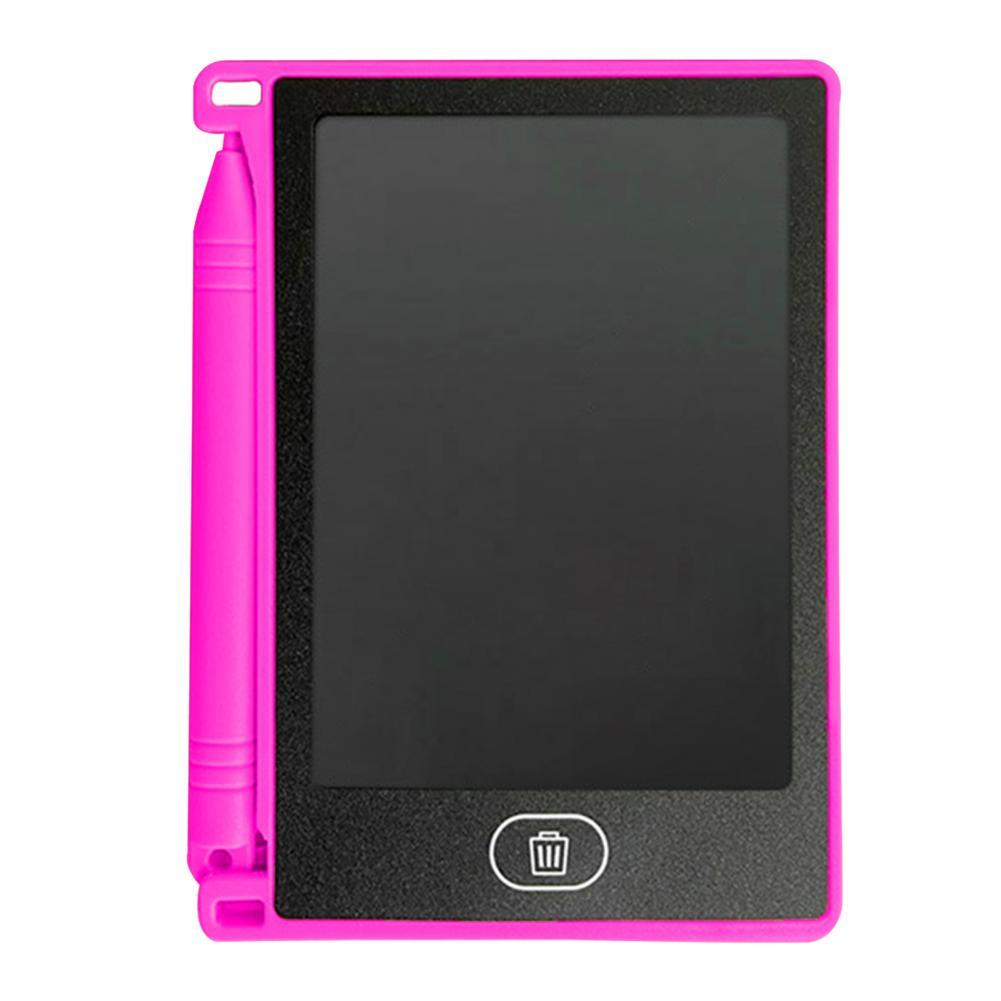 Writing Tablet Eco-friendly Impact Resistant Smooth Writing Durable LCD Writing Tablet LCD Drawing Board for Kids: Rose Red