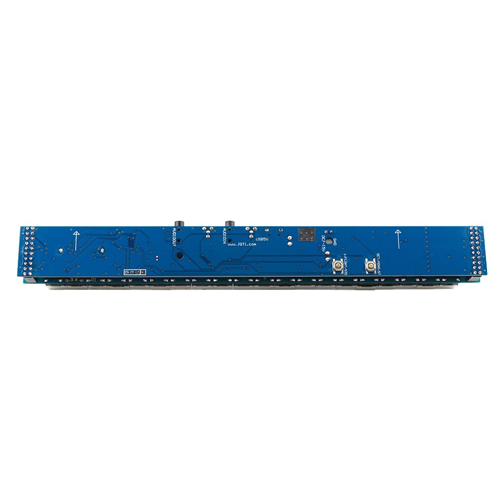 GHXAMP Multicolor 20 Segment LED Muziek Spectrum Versterker Niveau 10 USB 5-12V Voeding Klok Functie Afgewerkt