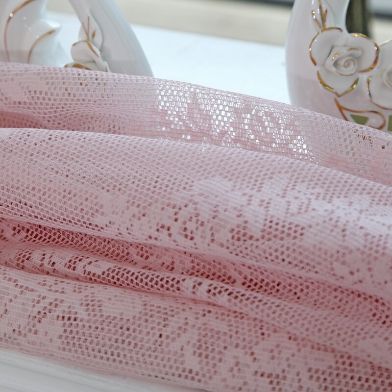 Rideaux de fenêtre en Tulle, pour salon, chambre à coucher, maison moderne, motif floral, drapage fini, Voile pur, directe: B