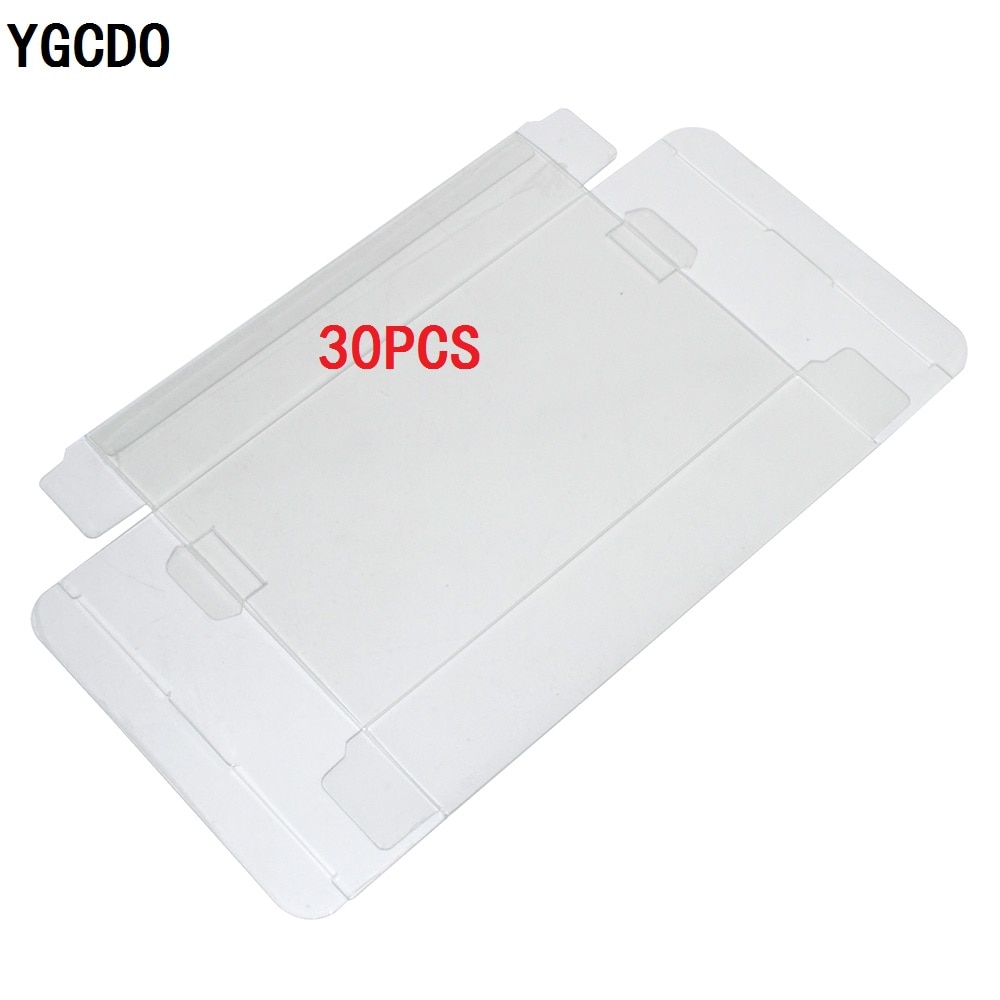 Ygcdo 30 Pcs Transparant Clear Voor Snes Voor N64 Game Box Protector Case Games Plastic Huisdier Protector Game Dozen
