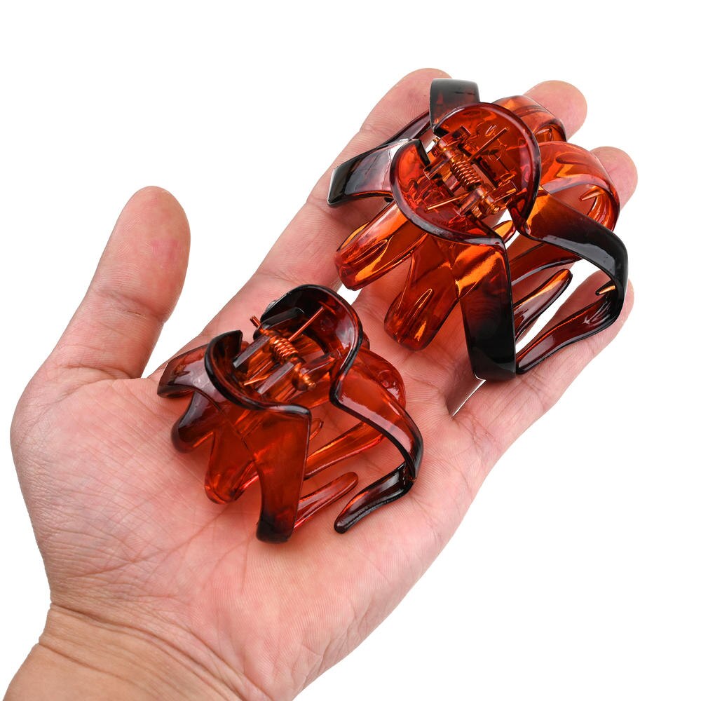 Pinza grande para el pelo para mujer, pinzas de plástico gruesas para el pelo, pinzas para el pelo para mujer, horquilla con forma de pulpo, accesorios para el cabello