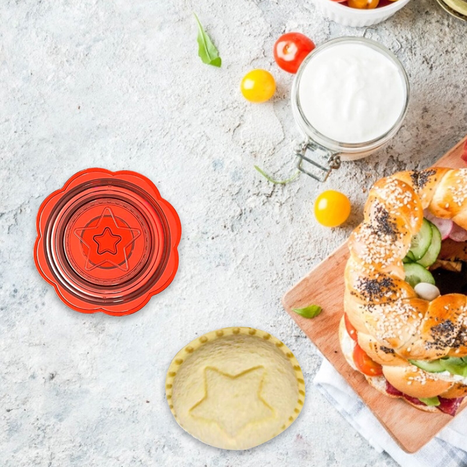 Sandwich Cutter And Sealer Pack Of 6 Uncrustables Sandwich Maker Bread Sandwich DIY Cookie Cutter For Boys And Girls Lunch Lunch