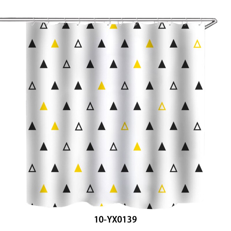 Wasserdicht Dusche Vorhänge für Schlecht Heimat Dekor Polyester Stoff Dusche Vorhänge Geometrische aufbringen Multi-größe Dusche Vorhänge: 10-YX0139
