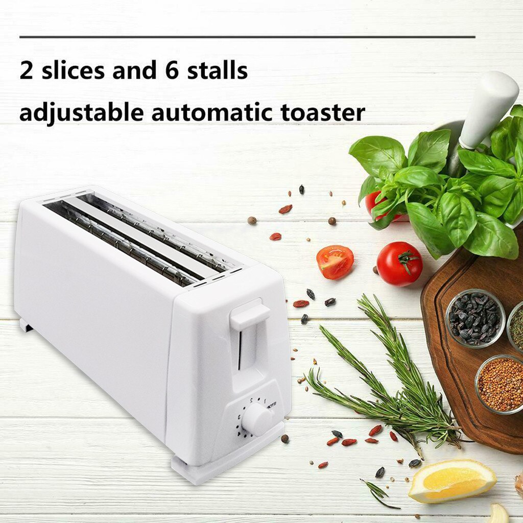 Tostadora automática de gran capacidad tostadora para desayuno, carcasa de Pc de , tanque interno de acero inoxidable, tostadoras para el hogar # g40