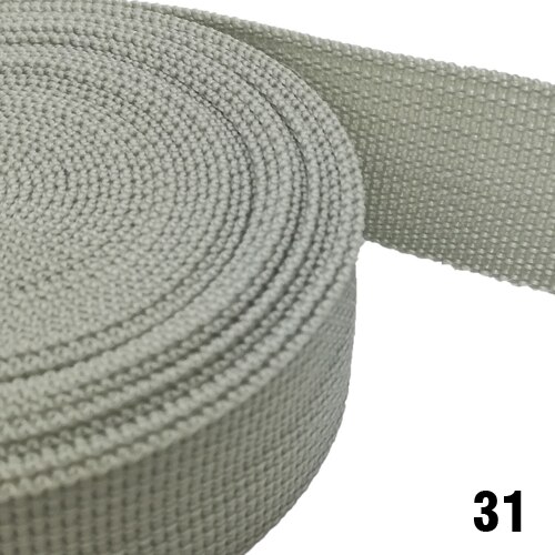 25mm Webbing 10meter long 1&quot; polypropylene for Bag Sewing Belt Webbing Strap dog collar line Strapworks