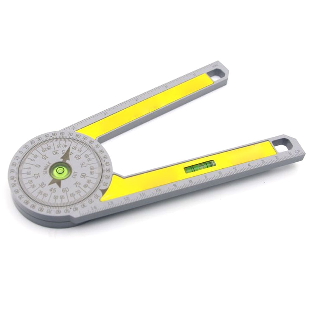 7Inch Miter Saw Protractor Gauge ABS Digital Protractor Scale Digital Protractor Engraved Portable Measuring Ruler Tool: Default Title