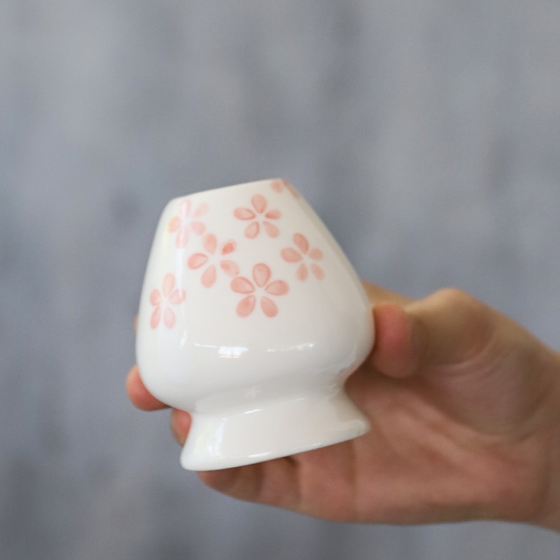 Luwu traditionella matcha uppsättningar naturlig bambu matcha visp ceremic matcha skål visp hållare japanska tesatser