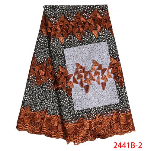 Afrikansk fransk blondestof blonde pink blondestof, nigerianske tyl blonder stof med sten til kjole  ks2441b-1: Billede 2