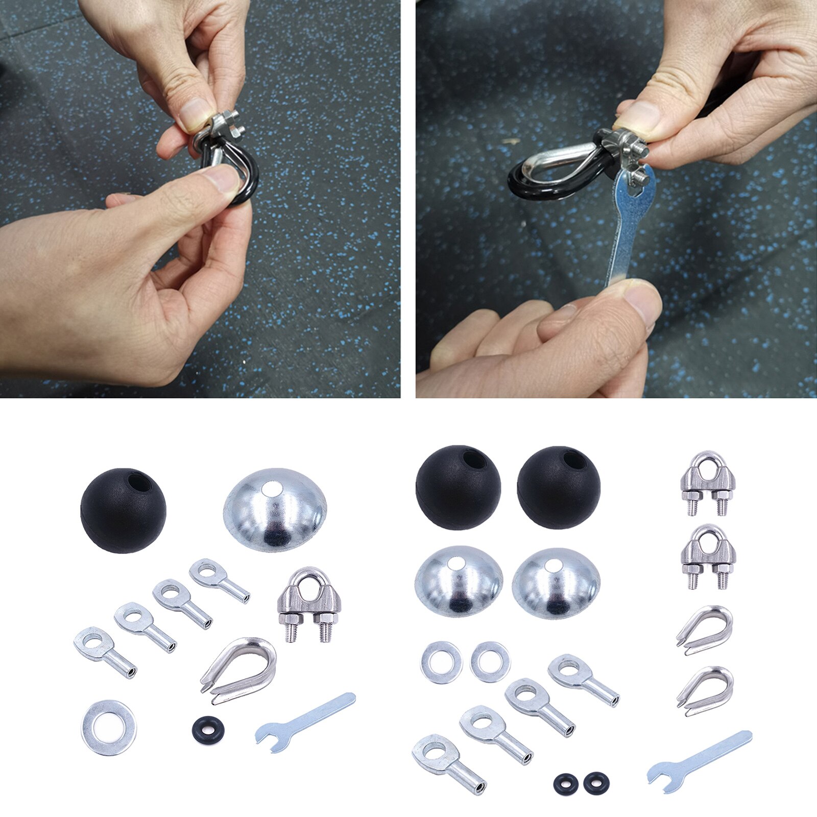 Gym Machine Cable Ball Stopper Replacement Nylon Ball Stop for Cable Machine Use