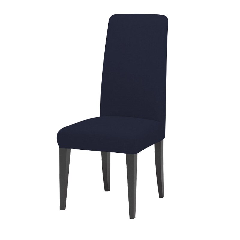 strecken Spandex Abnehmbaren Speise Stuhl Deckt Schutzhülle Wohnzimmer Büro Hochzeit Dekoration Stuhl Abdeckung: Marine Blau