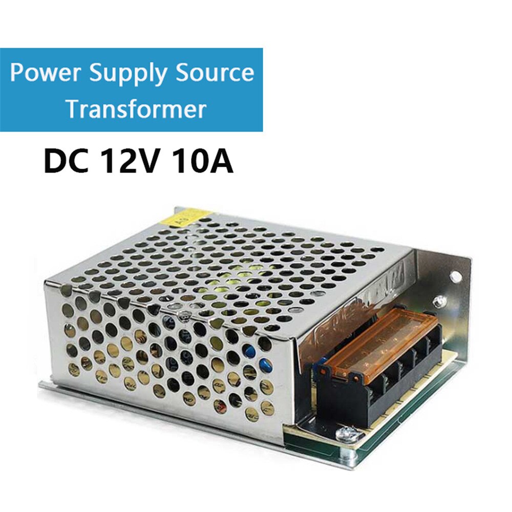 AC 110V 220V to DC 12V/24V 10A 120W Power Supply Source Transformer For motor Linear actuator Led Strip: 12V 10A