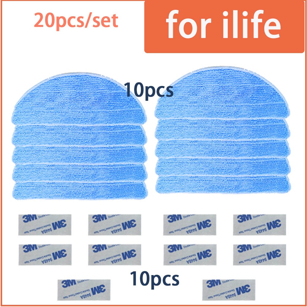Per ilife v5 v5s V3 V3s v5pro V50 V55 x5 v5s pro aspirapolvere robot parti spazzola laterale filtro antipolvere primario mop filtro Hepa: K