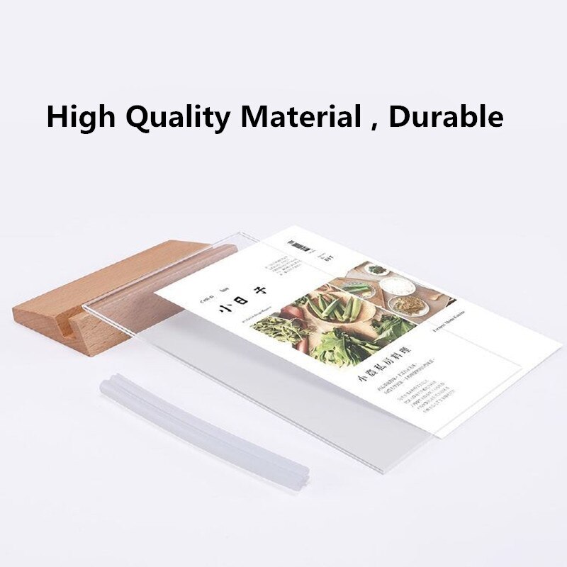 A5 t /  l-vormige displaytafelblad restaurantmenupapierhouder displaystandaard acryl foto- en bordhouderframes