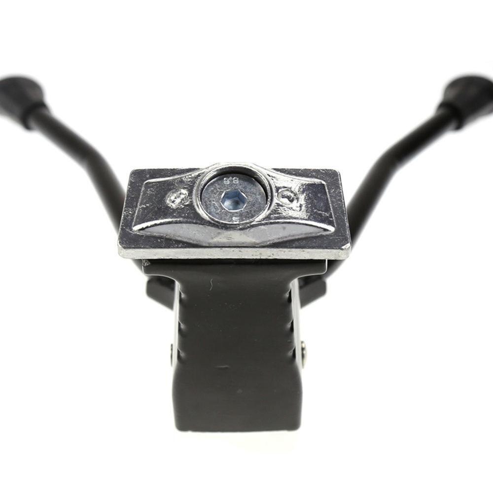 Double Leg Bike Kickstand Foldable Adjustable Center Mount Mount Bicycle Stand Fits 24" and Above for Bicycle Road Bike