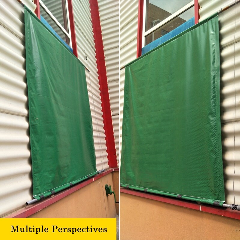 Persianas enrollables de granja, lona protectora contra el frío, mantiene el calor, paño impermeable a prueba de viento y lluvia, protector solar Anti-UV