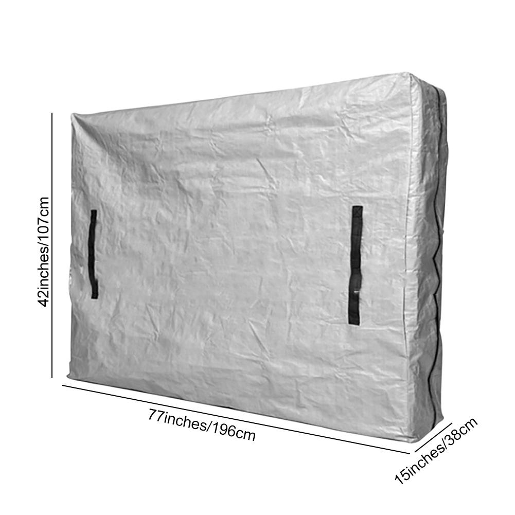 Matras Zakken Pe Tarp Waterdichte Ritssluiting Matras Cover Ritssluiting Matras Moving En Opbergtas Voor Moving Opslag: 208x158x40.6cm