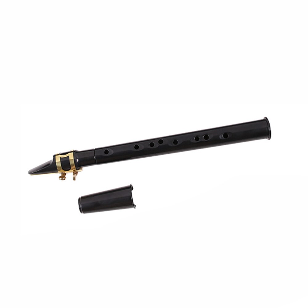 1Pc Saxophone Durable Practical Pocket Trumpet Pocket Saxophone Mini Plastic Sax Plastic Wind Instruments for Children K