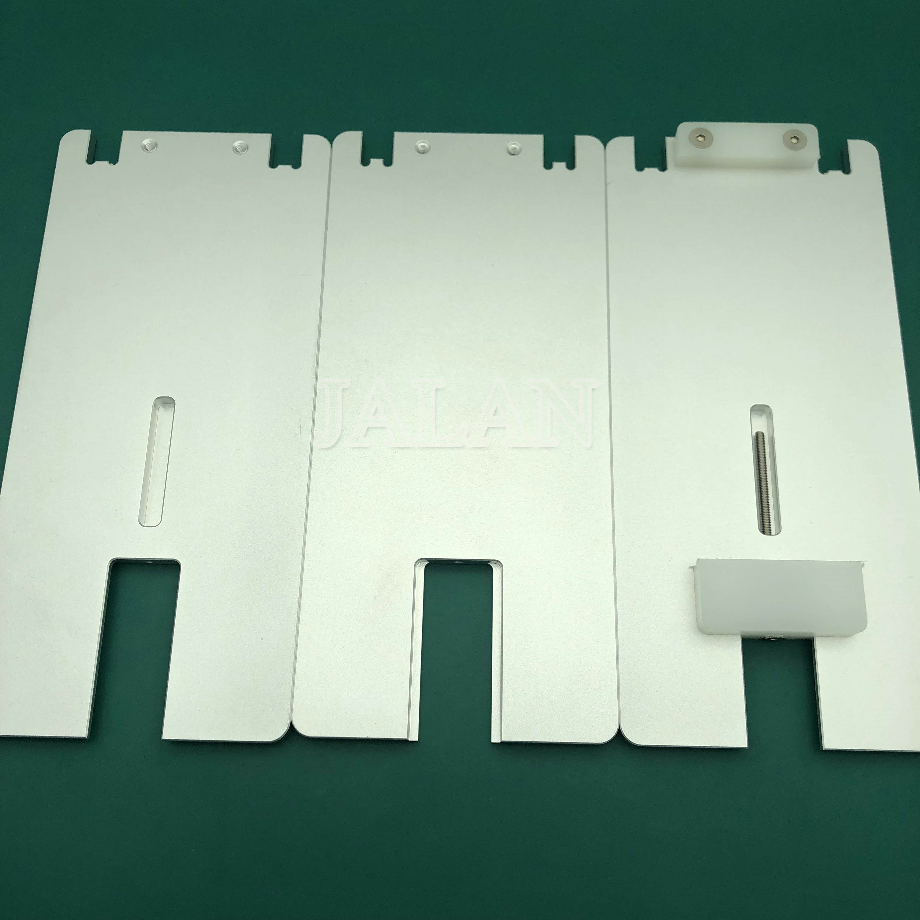 Pantalla LCD, Marco medio, bisel, molde separado, piezas de repuesto para TBK 268, para samsung s9, s9 plus, NOTE 9, molde universal de localización