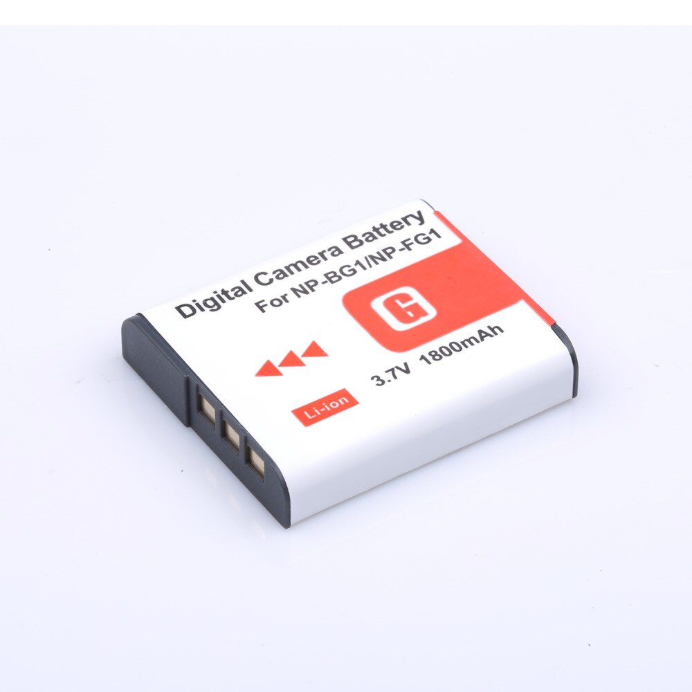 1Pcs 1800mAh NP-BG1 NP BG1 Battery For SONY Cyber-shot DSC-H3 DSC-H7 DSC-H9 DSC-H10 DSC-H20 DSC-H50 DSC-H55 DSC-H70 Camera