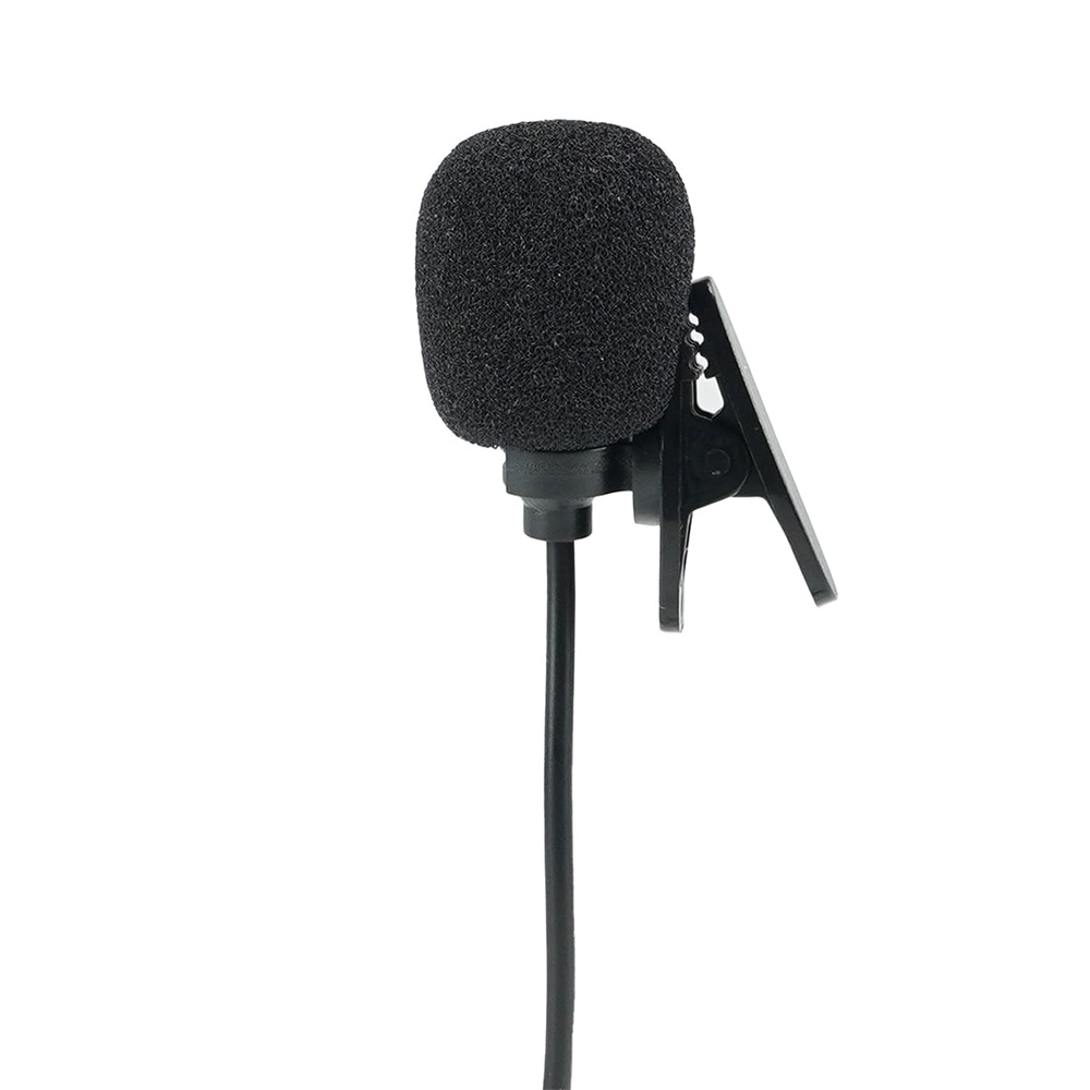 RETEKESS Draagbare Clip-on Reversmicrofoon 3,5 mm Jack Bedrade Microfoon handsfree voor Gids Systeem F4511B