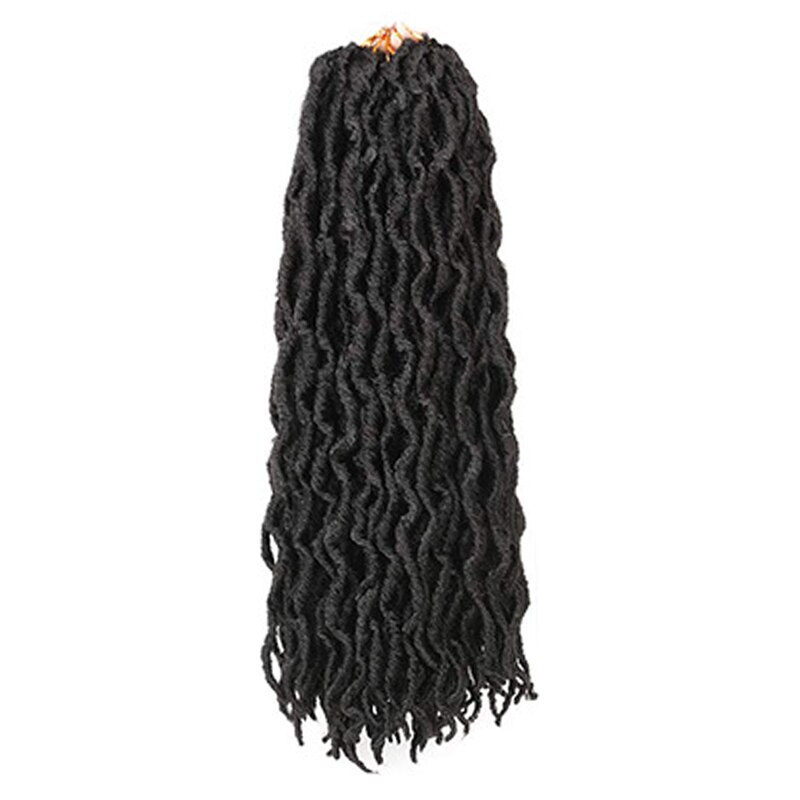 Curly Crochet Braids Hair Extensions 18 Inch Ombre Blond Soft Goddess Synthetic Braids Crochet Braids Hair: 2o