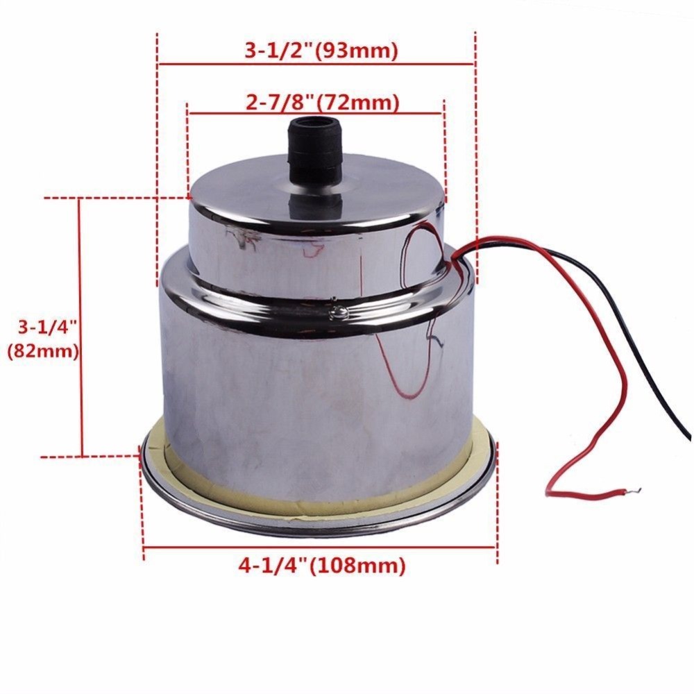 4Pcs Stainless Steel Cup Holder LED Cup Drink Holder Embedded Bottle Holder with Drain for Marine Boat Accessories Yacht Sofa