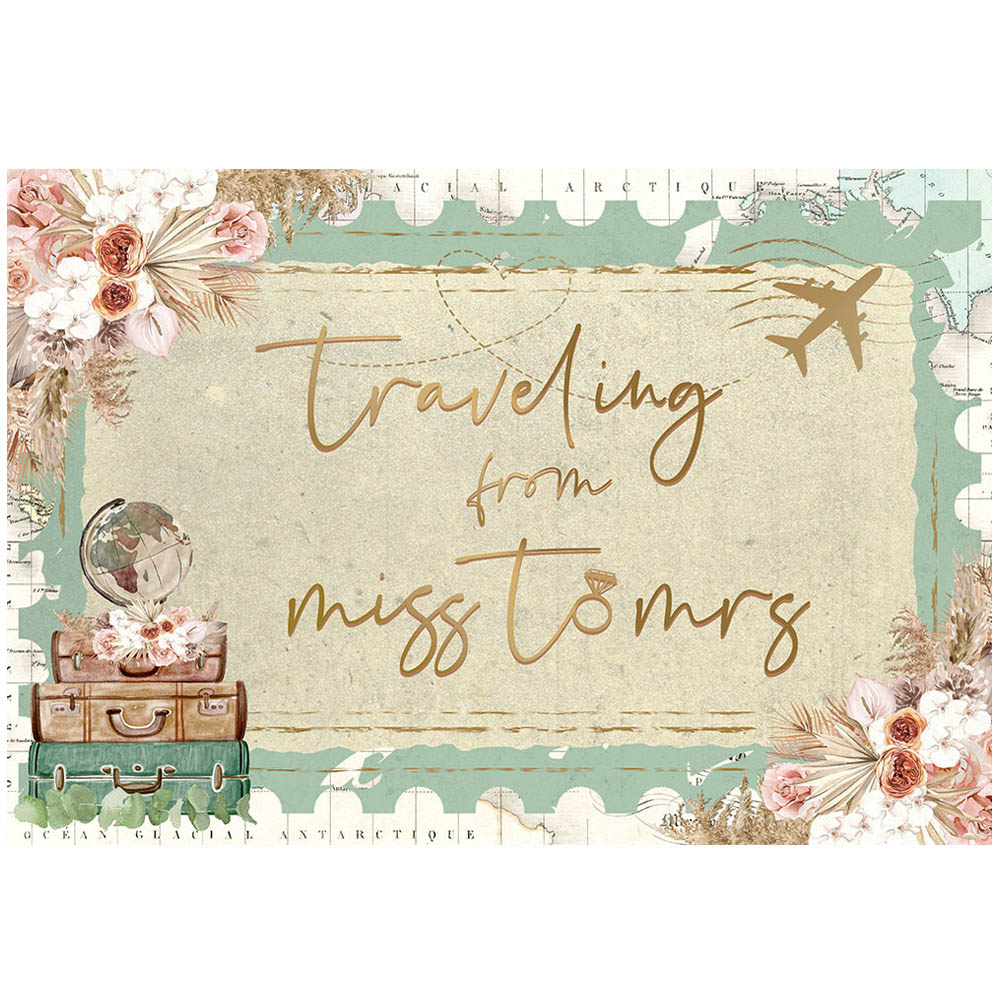 Mocsicka Bohemian Bruiloft Achtergrond Boho Bloem Pampa Gras Reizen Van Mevrouw Naar Mevrouw Bruids Douche Achtergrond Banner Photocall