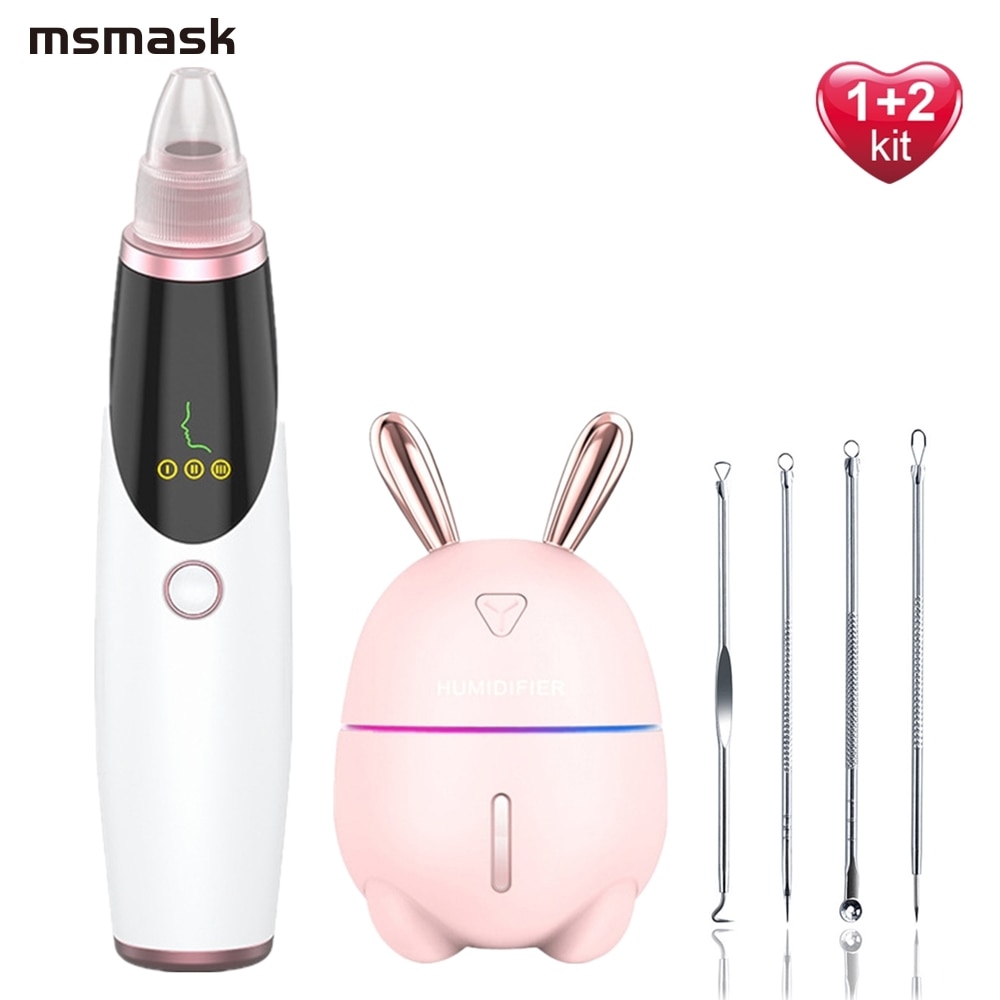 Electric Acne Blackhead Remover Vacuum Suction Extractor Tool Nano Facial Sprayer Steamer Humidifier Pore Cleaner Skin Care Tool