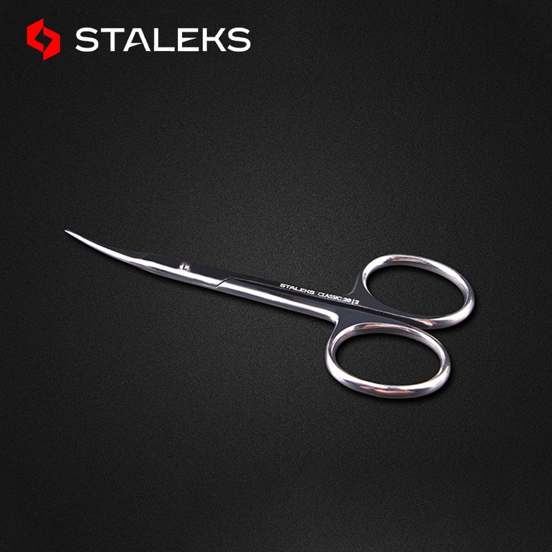 STALEKS Rosyjski nierdzewny stal brew nożyce zawód rzęsy nos włosy przycinać nożycowy ostry piękno makijaż narzędzia