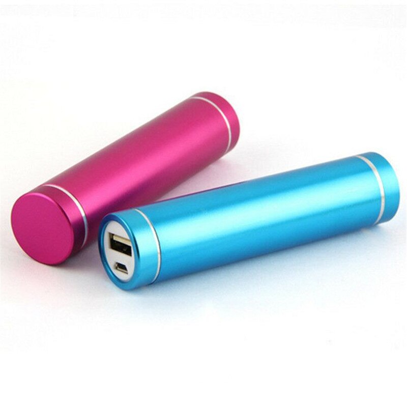 Multicolor USB 5V 1A Power Bank Suit 18650 Battery External DIY Kit Case Box Per Universal Mobile Phones Free Welding