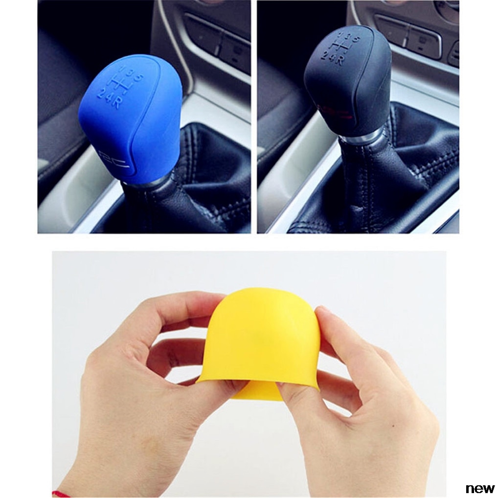 Auto suv rubber Pookknop shifter Cover kraam voor Jeep Renegade Cherokee Wrangler Kompas Patriot Santafe i20 i30
