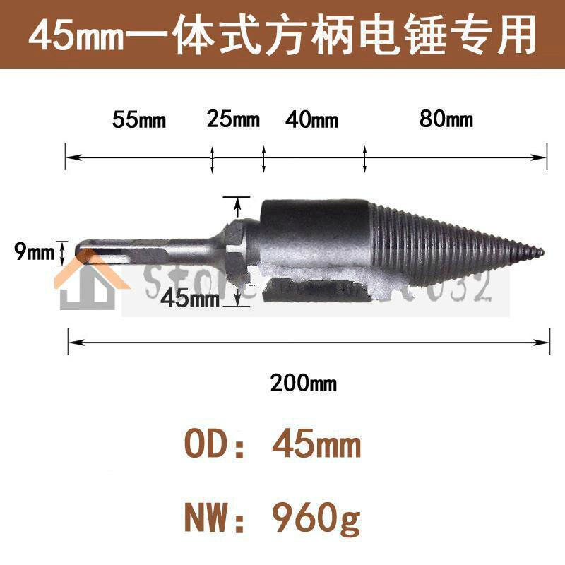 Weichai Boor Chop Hout Splitting Tool Splitting Kegel Log Splitters Hout Breken Machine Hout Breaker Brandhout Chopper