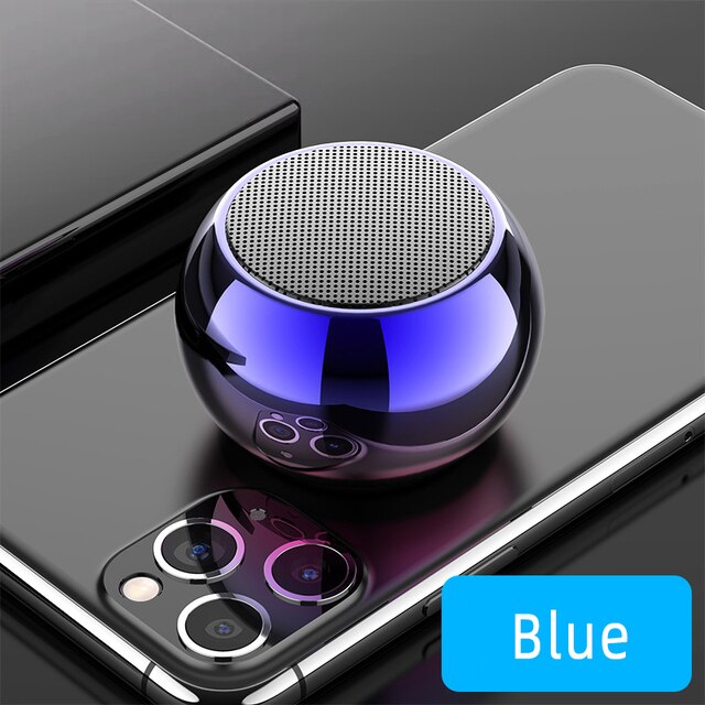 Mini Tragbare Drahtlose Caixa De Som Bluetooth Lautsprecher Musik Klang Kasten Blutooth Für Subwoofer Schallwand Bass Akustik Mp3 Spieler: M3 blau