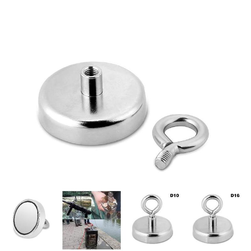 Newly Strong Neodymium Magnet Round Pulling Force River Fishing Magnetic Eyebolt VA88