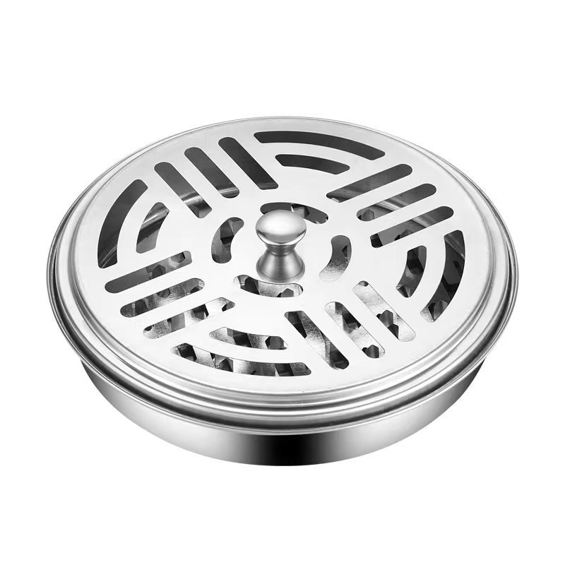 Mosquito Coil Tray Portable Mosquito Coils Holder Summer Outdoor Camping Indoor Home Hotel Insect Anti-Mosquito Repellent Tools: light yellow