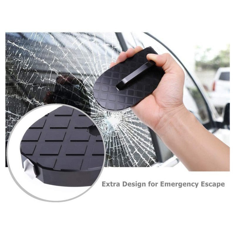 Mini Pedal Auxiliary Ladder Car Door Foldable Steps Safety Hammer For Roof Bracket Or Roof Cleaning Black