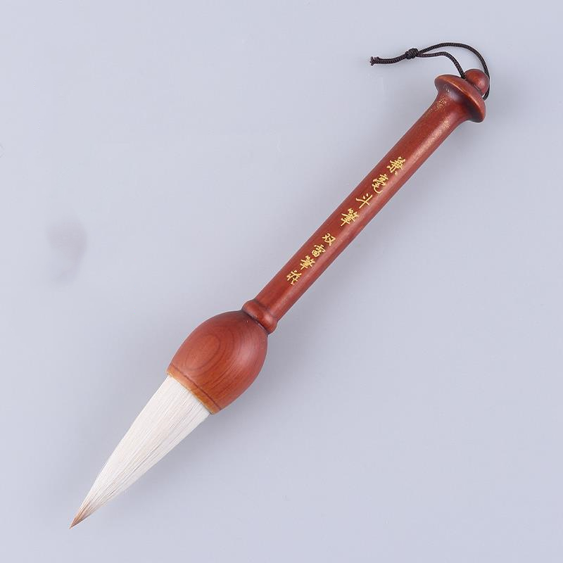 Wolf Hair and Sheep Hair Brush Grab Pen Large Brush Calligraphy Brush Writing Couplet Spring Festival Couplet List Book Grab Pen